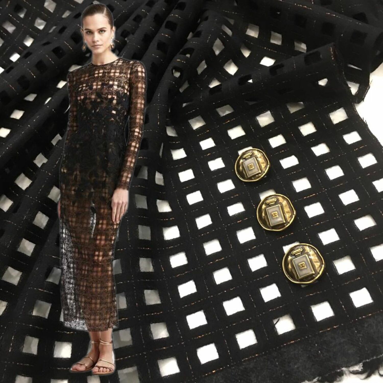 Плательно-блузочная ткань *Chane* Плательно-блузочная ткань *Chane*