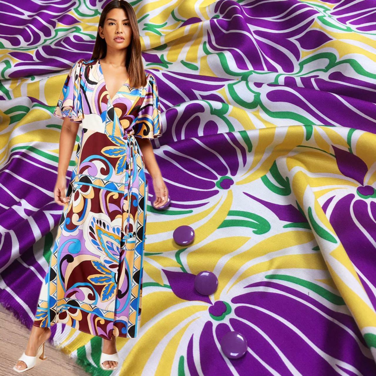 Атласная вискоза Атласная вискоза